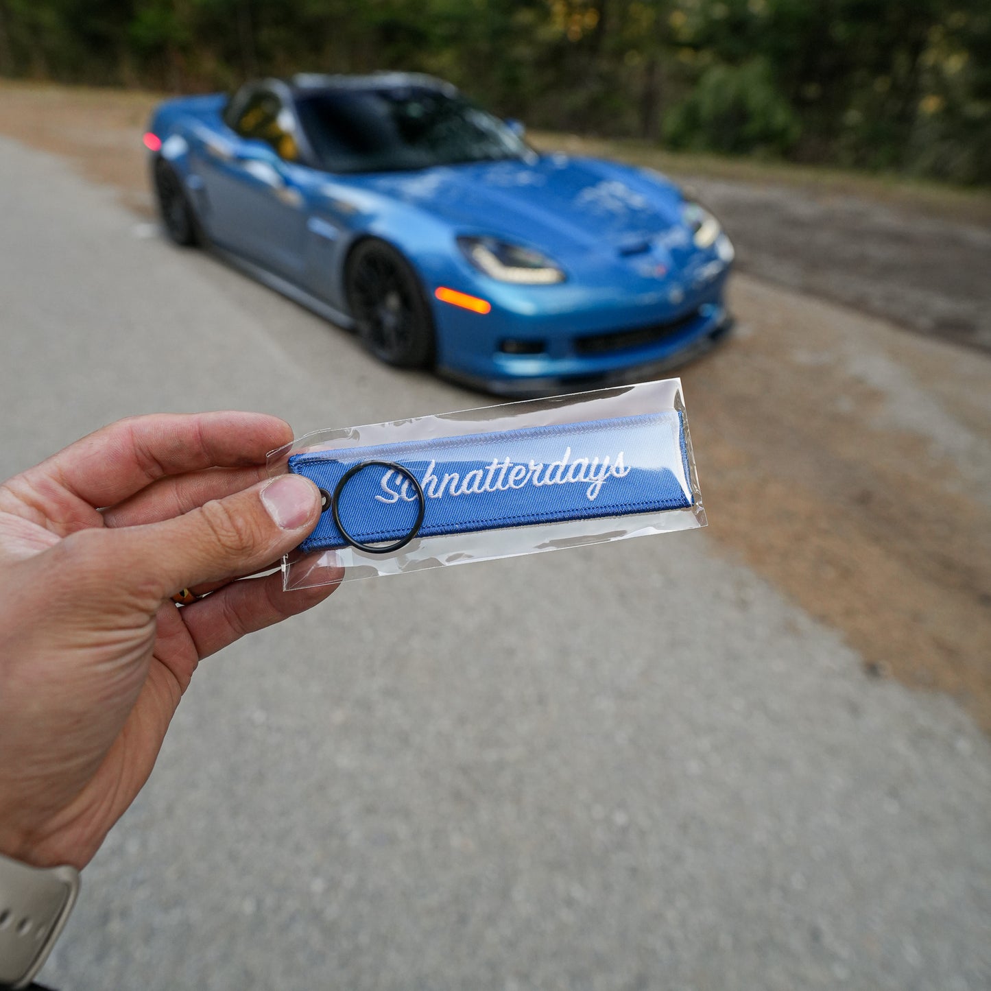 Corvette Silhouette Jet Tag