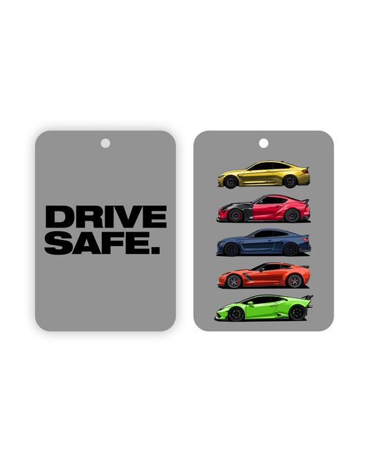 Drive Safe V2 Air Freshener - Black Ice