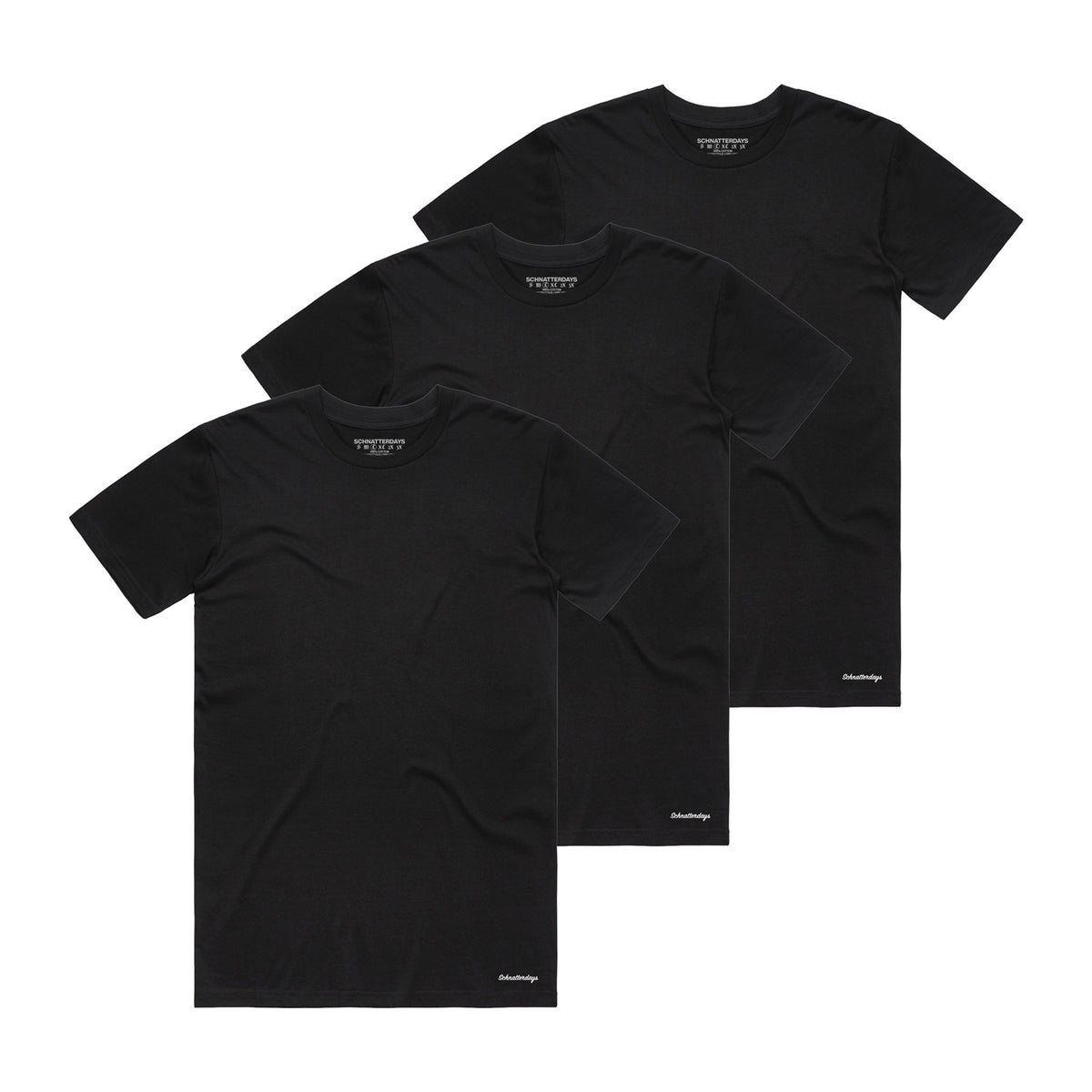 SCHNATTERDAYS BASICS TEE- 3 PACK
