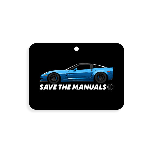 Save The Manuals Air Freshener (Black Ice)