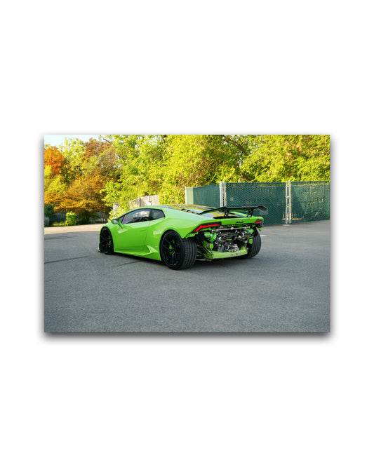 TT Huracan Signed Print